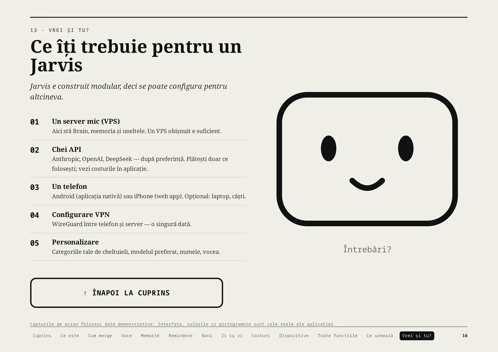 Jarvis, pagina 16 din 16: Ce îți trebuie pentru un